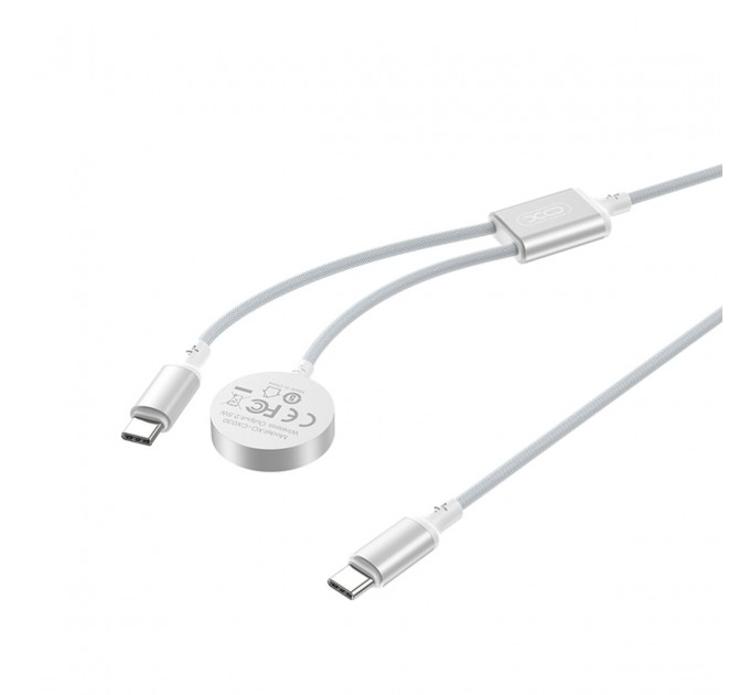 Беспроводное зарядное устройство XO CX030 2в1 Type-c + Watch Charger белый, цена: 339 грн.