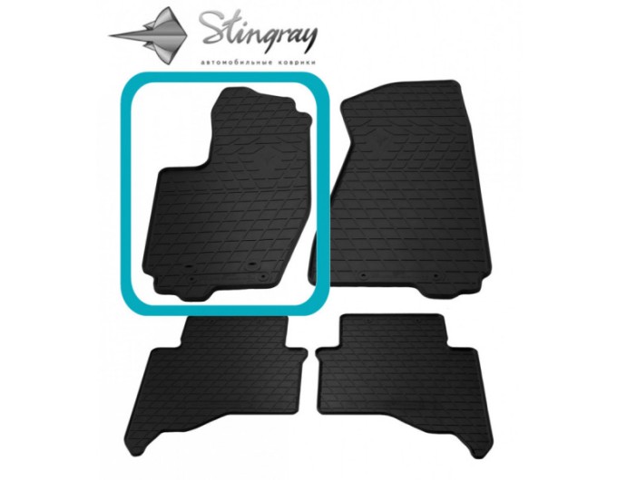 Jeep Grand Cherokee (WK) (2005-2010) коврик передний левый (Stingray), цена: 824 грн.