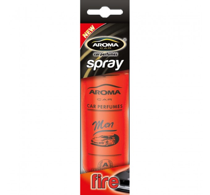 Ароматизатор Aroma Car Spray Men Fire, 50ml для салона авто, цена: 178 грн.