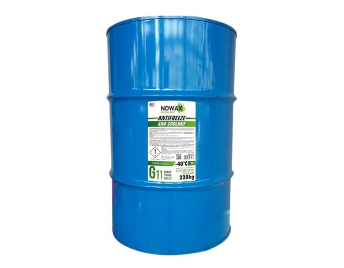 Антифриз Nowax Концентрат G11 зеленый концентрат 220 кг, цена: 28 323 грн.