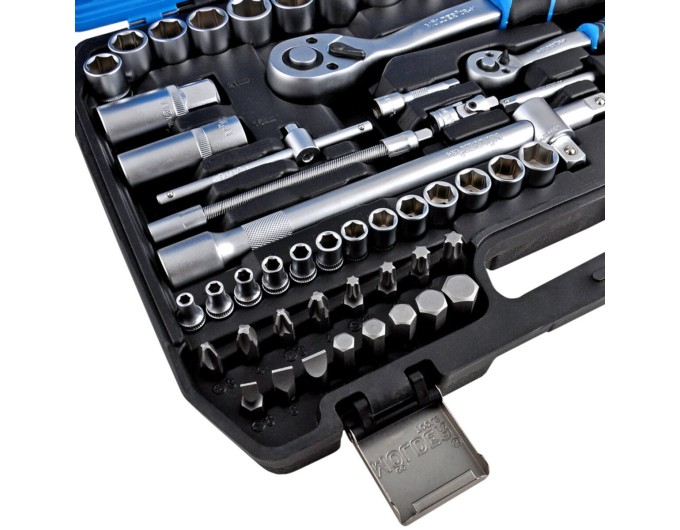 Профессиональный набор инструментов в кейсе MÖLDER 1/2", 1/4" 72 T, CR-V, 82ед., цена: 3 594 грн.