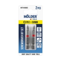 Набор бит Molder PH1x50мм 2шт (цветная маркировка)