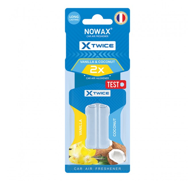 Ароматизатор с двойной капсулой Nowax X Twice - Vanila & Coconut, цена: 69 грн.