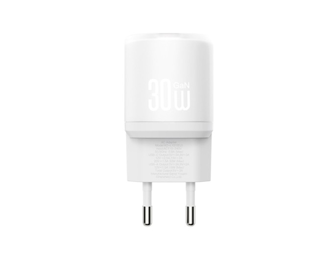 Сетевое зарядное устройство XO L150 30W Single USB-C + Lightning кабель белый, цена: 419 грн.