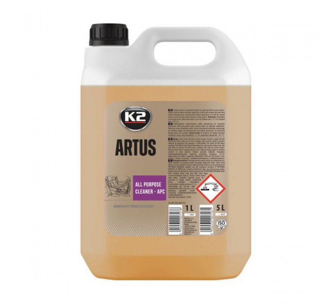 Очисник для пластику та оббивки K2 Artus концентрат 5л, ціна: 826 грн.