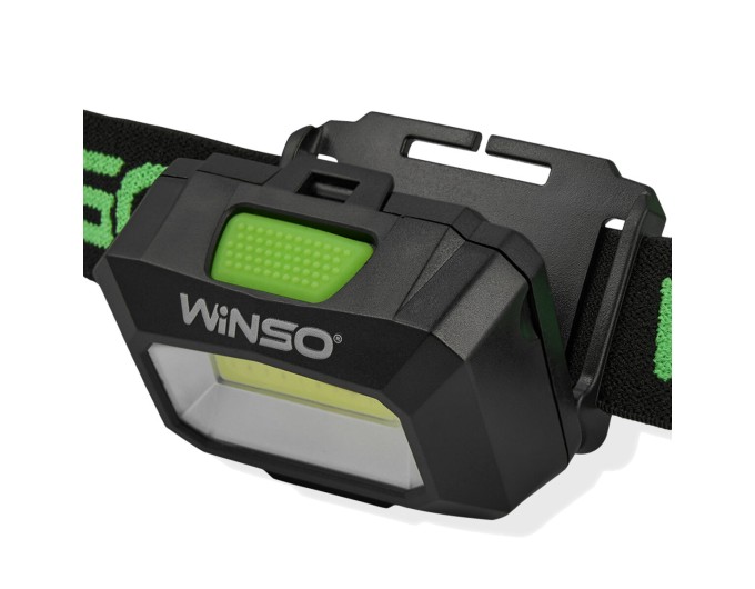 Ліхтар налобний Winso 100Lm, 3W COB, 3xAAA, білий/червоний, ціна: 211 грн.