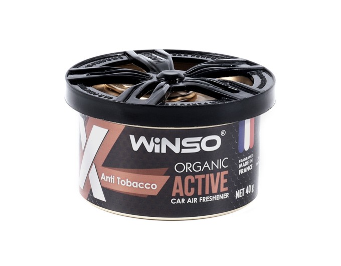 Ароматизатор Winso X Active Organic Anti Tobacco гелевый 40г, цена: 151 грн.