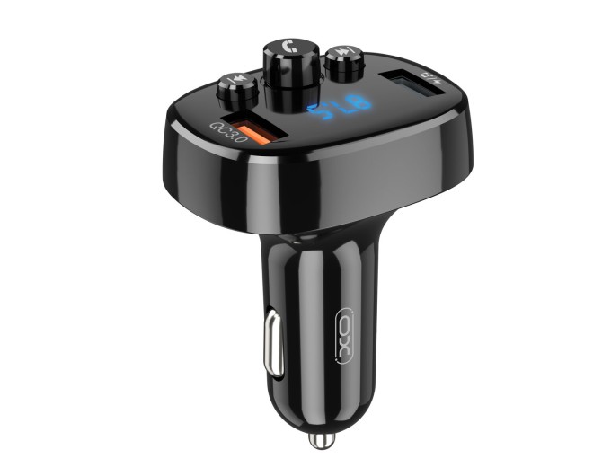 FM-трансмиттер XO BCC03 Bluetooth+QC черный, цена: 399 грн.