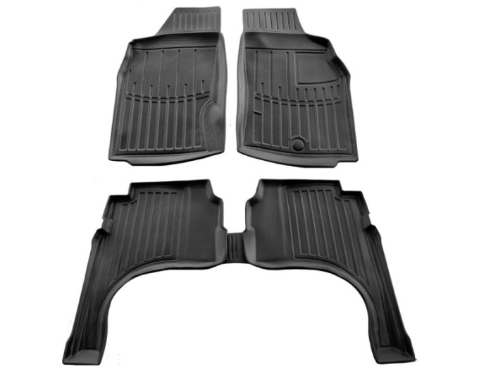 Mitsubishi L200 (K60T) (1996-2006) (right steering wheel) комплект 3D ковриков с 5 штук (Stingray), цена: 1 870 грн.