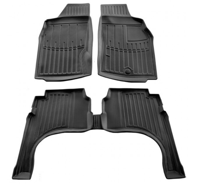 Mitsubishi L200 (K60T) (1996-2006) (right steering wheel) комплект 3D килимків з 5 штук (Stingray), ціна: 1 870 грн.