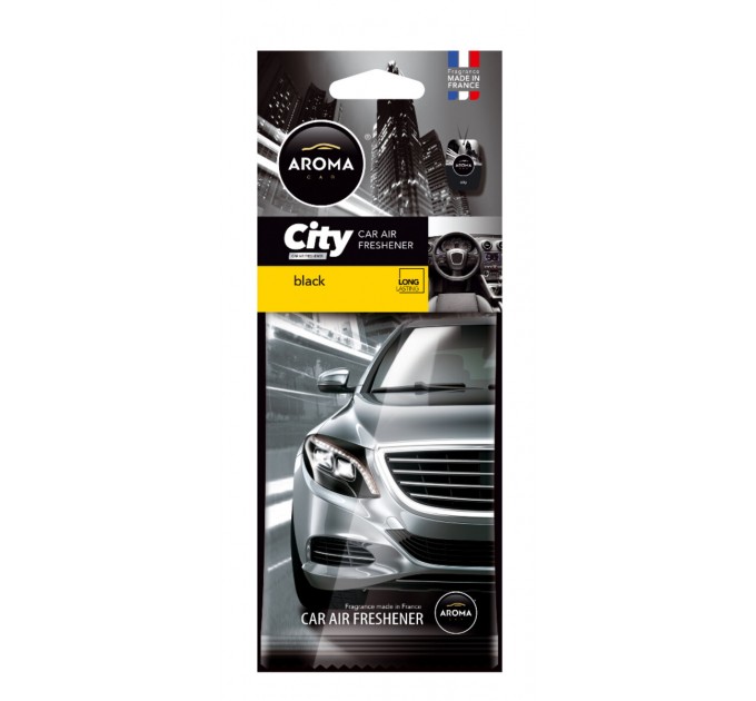 Ароматизатор Aroma Car City Card Black сухой, цена: 50 грн.