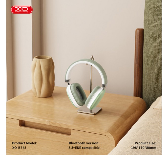 Беспроводные наушники XO BE45 Beiguo зеленые, цена: 539 грн.