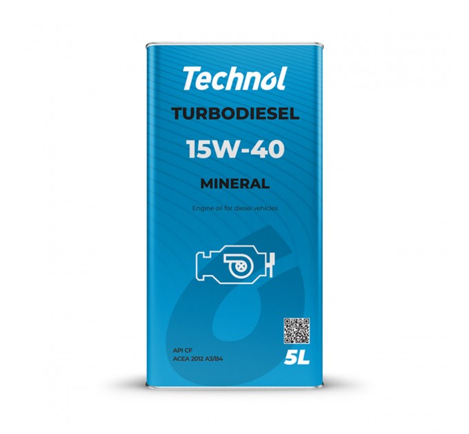 Моторное масло Technol Turbodiesel 15W-40 5л, цена: 635 грн.