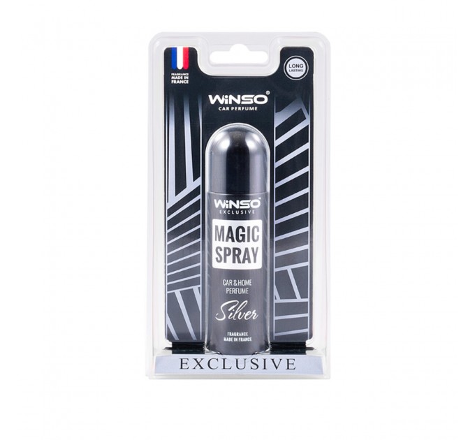 Ароматизатор Winso Magic Spray Exclusive Silver, 30мл 534092 у вигляді спрею, ціна: 212 грн.