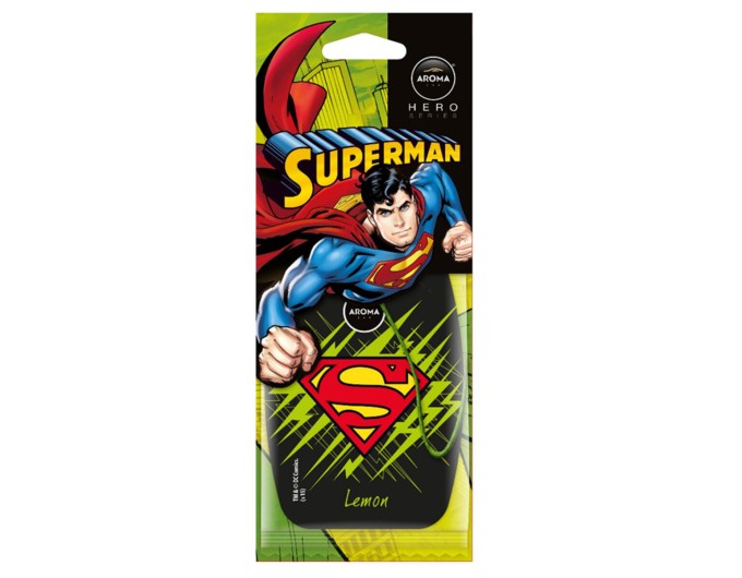 Ароматизатор Aroma Car Superman Lemon-Energy сухой, цена: 36 грн.
