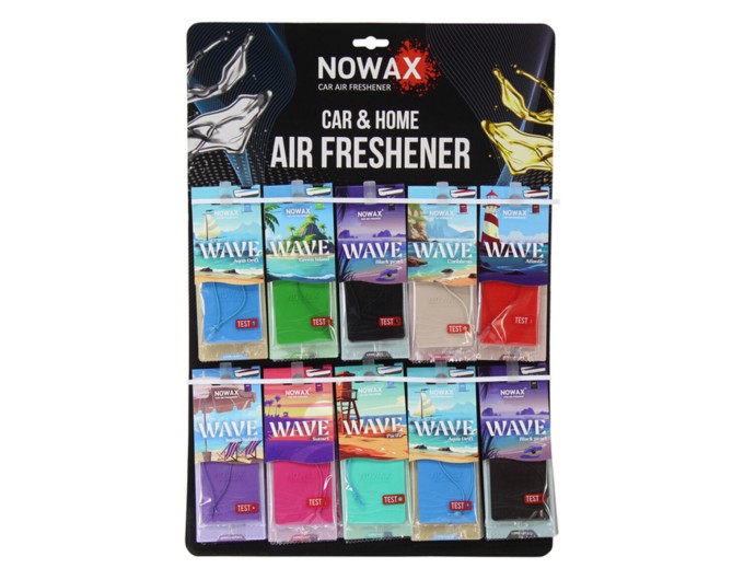 Планшет MIX ароматизаторів полімерних Nowax серія Wave 30шт, ціна: 2 403 грн.