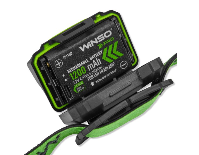 Фонарь налобный Winso Pro 500Lm, 2x5W CREE XTG, 1200mAh/3xAAA, с сенсором белый/красный, цена: 702 грн.