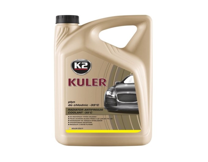 Антифриз K2 Kuler Long Life G13 -35°C желтый готовый 5л, цена: 437 грн.