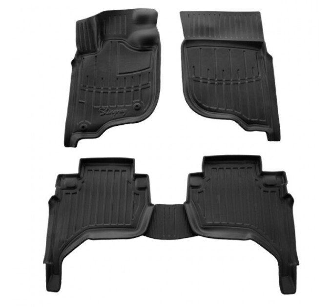 Mitsubishi L200 (KAOT) (2006-2015)(european version) комплект 3D килимків з 5 штук (Stingray), ціна: 1 870 грн.
