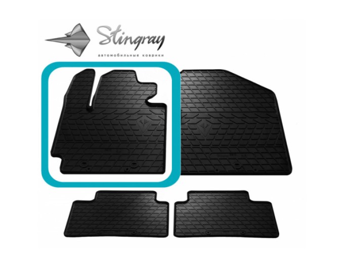 Kia SOUL (2013-2018) коврик передний левый (Stingray), цена: 1 024 грн.