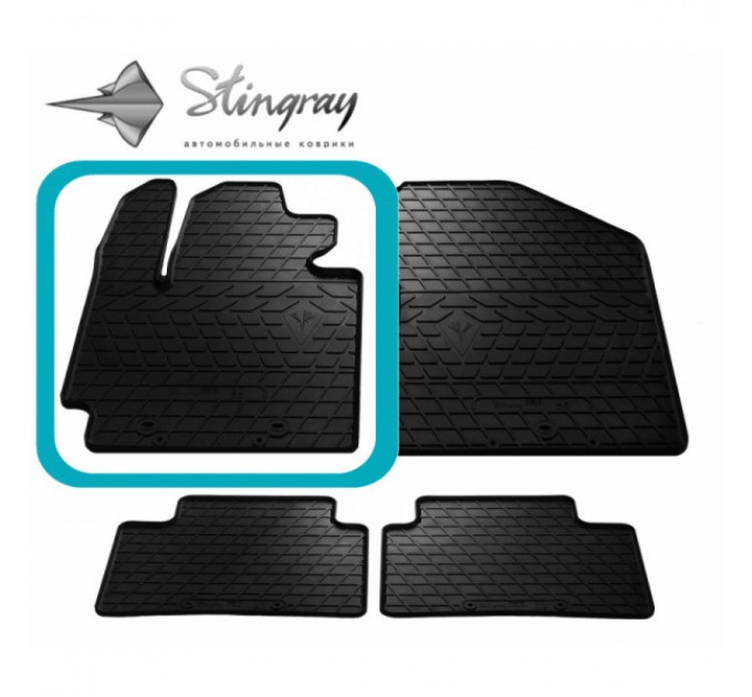 Kia SOUL (2013-2018) килимок передній лівий (Stingray), ціна: 727 грн.