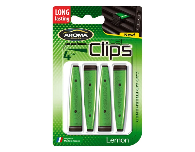Ароматизатор Aroma Car Clips Lemon, 4x5g жидкий, цена: 117 грн.