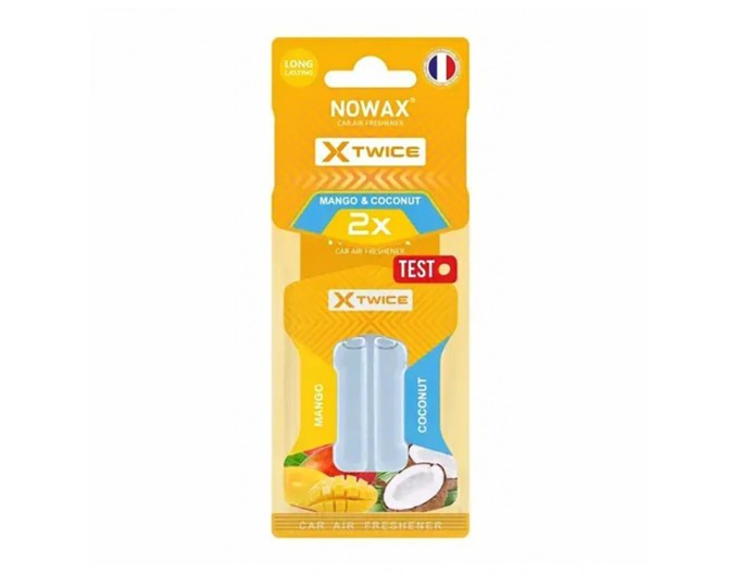 Ароматизатор з подвійною капсулою Nowax X Twice - Mango & Coconut, ціна: 73 грн.