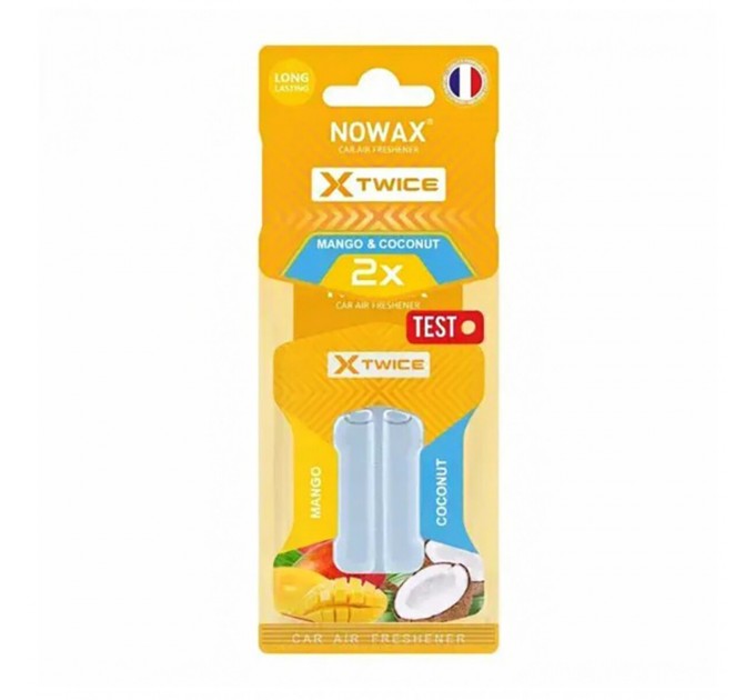 Ароматизатор с двойной капсулой Nowax X Twice - Mango & Coconut, цена: 69 грн.