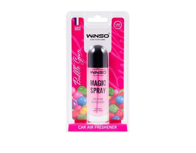 Ароматизатор Winso Magic Spray Bubble Gum, 30мл 532460 в виде спрея, цена: 167 грн.