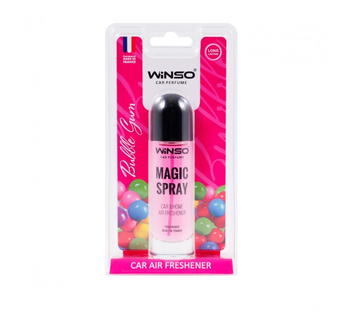 Ароматизатор Winso Magic Spray Bubble Gum, 30мл 532460 в виде спрея, цена: 167 грн.