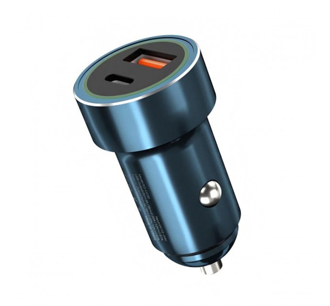 Автомобильное зарядное устройство XO CC32 PD+QC3.0 20W USB + Type-c синий, цена: 199 грн.
