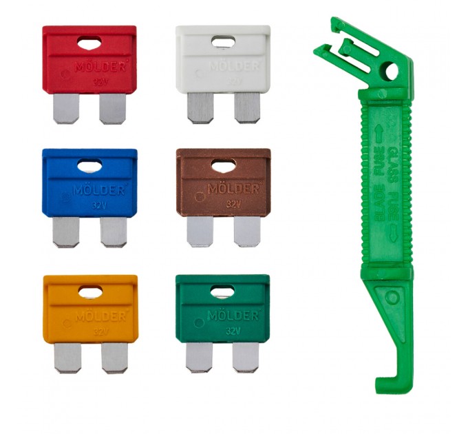 Набір запобіжників Molder "стандарт" MIX 80шт, ціна: 341 грн.