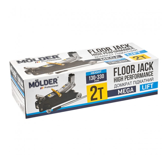 Домкрат гідравлічний підкатний Molder 2т 130-330мм, ціна: 1 796 грн.