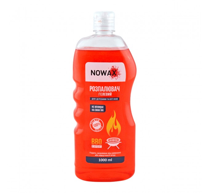 Разжигатель для дерева и угля Nowax гелевый, 1000мл, цена: 212 грн.