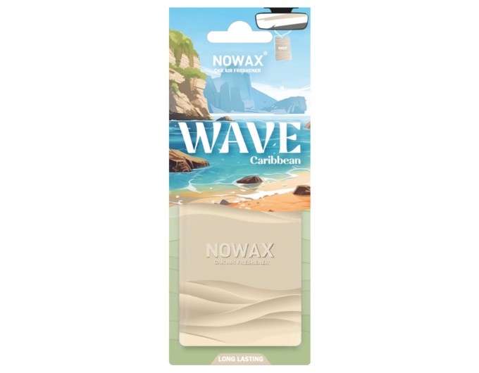 Ароматизатор пластиковий Nowax серія Wave - Caribbean, ціна: 80 грн.