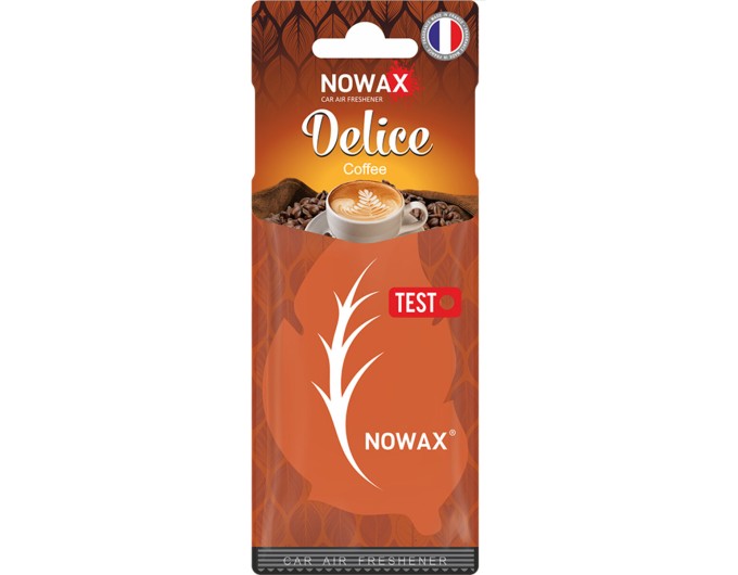 Ароматизатор повітря целюлозний Nowax серія Delice - Coffee, ціна: 31 грн.
