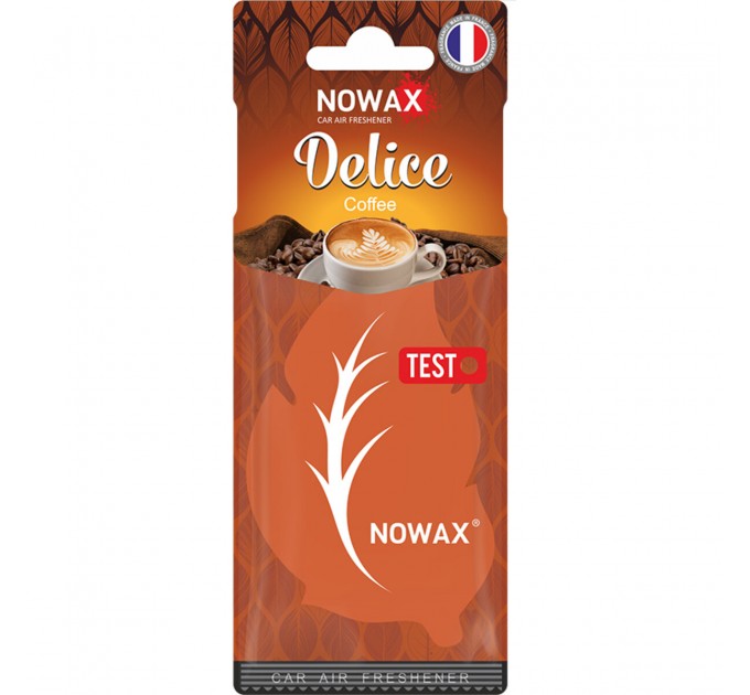 Ароматизатор повітря целюлозний Nowax серія Delice - Coffee, ціна: 30 грн.