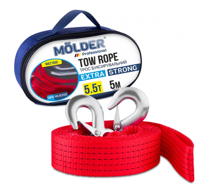 Буксировочный трос Molder 5,5т, 5м, цена: 596 грн.