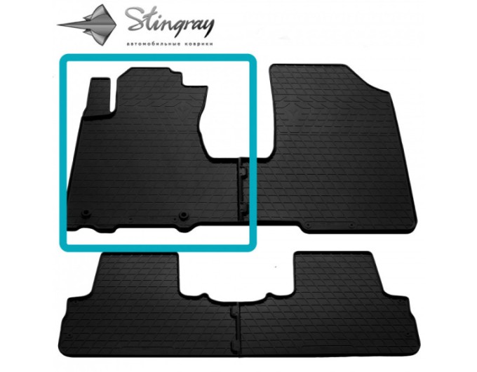 Honda CR-V III (2006-2012) коврик передний левый (Stingray), цена: 1 295 грн.