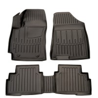 Hyundai Kona (2023-...) комплект 3D килимків з 4 штук (Stingray)