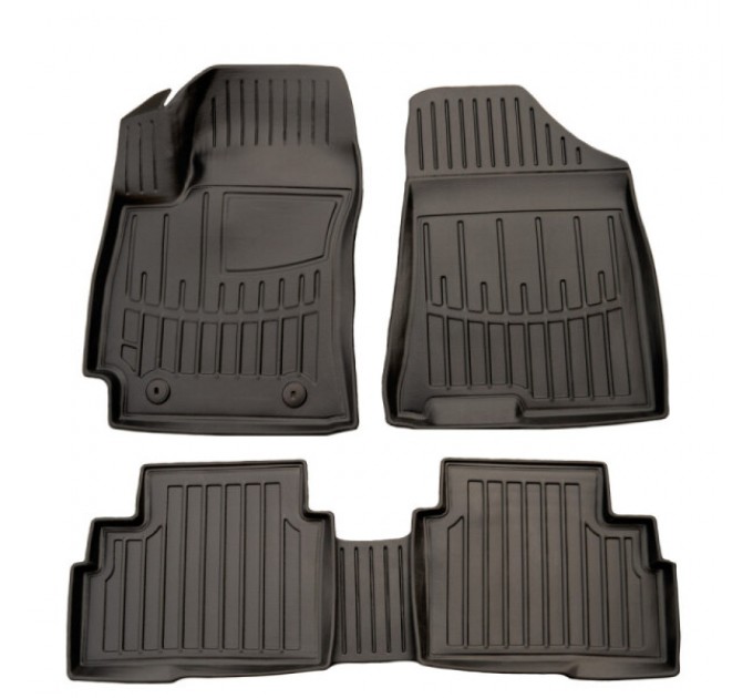 Hyundai Kona (2023-...) комплект 3D килимків з 4 штук (Stingray), ціна: 1 870 грн.