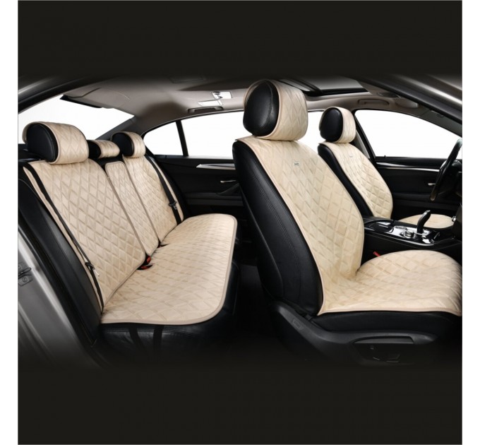 Комплект преміум накидок для сидінь CarLife Nitro, biege, ціна: 4 734 грн.