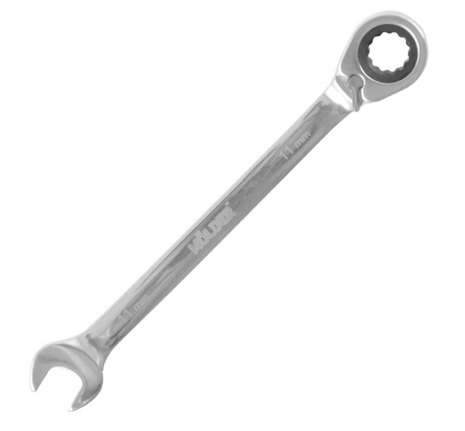 Ключ комбінований Molder з трещіткою та реверсом CR-V, 11мм, ціна: 126 грн.