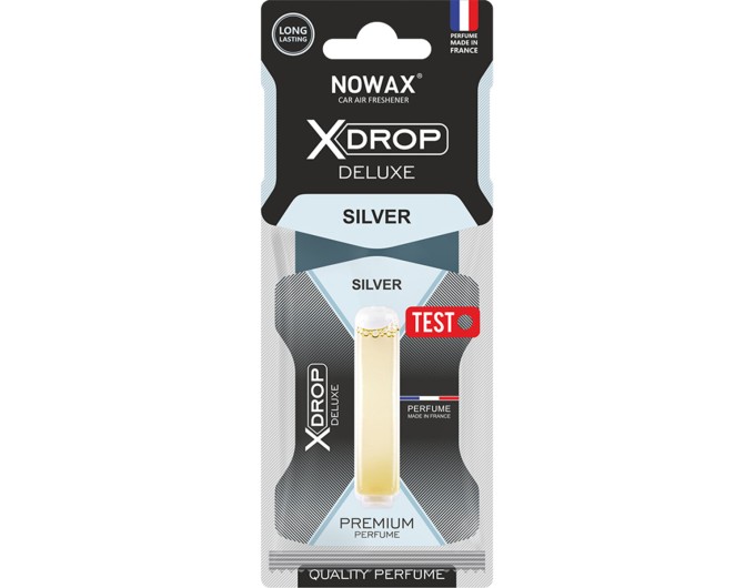 Ароматизатор целюлозний з капсулою Nowax серія X Drop Deluxe - Silver, ціна: 80 грн.