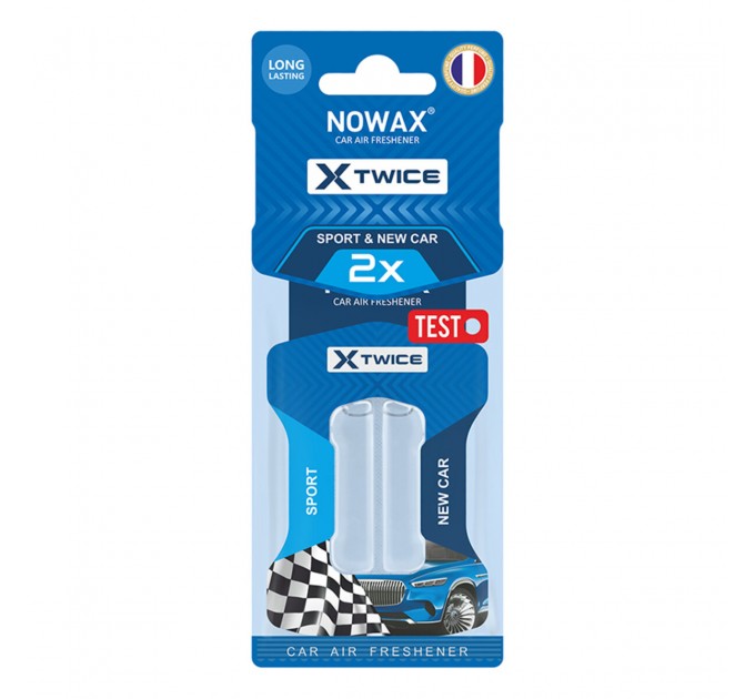 Ароматизатор с двойной капсулой Nowax X Twice - New Car & Sport, цена: 69 грн.