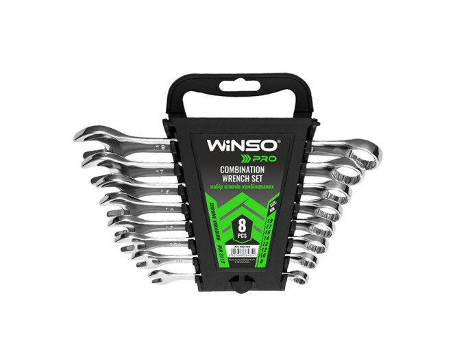 Набір ключів Winso Pro комбіновані CR-V 8шт 8-19мм, ціна: 389 грн.