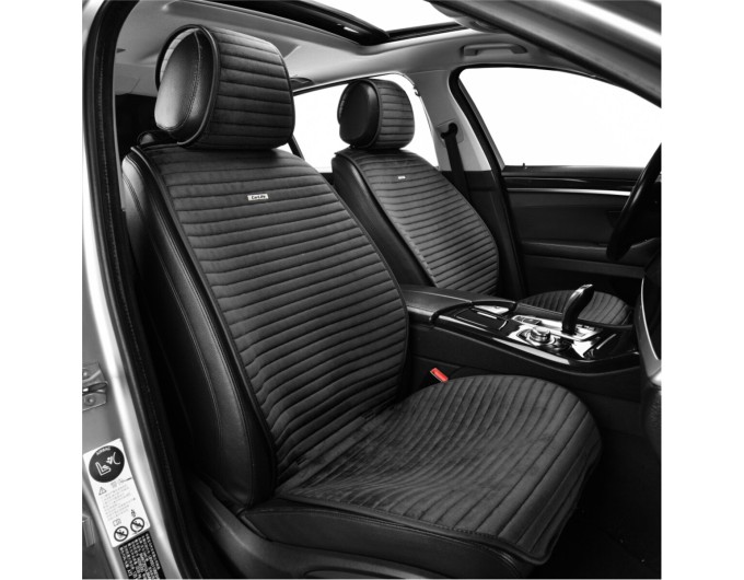 Комплект преміум накидок для сидінь CarLife Sport, black, ціна: 4 561 грн.