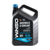 Антифриз Winso Antifreeze & Coolant Blue G11 -40°C голубий готовий 5кг