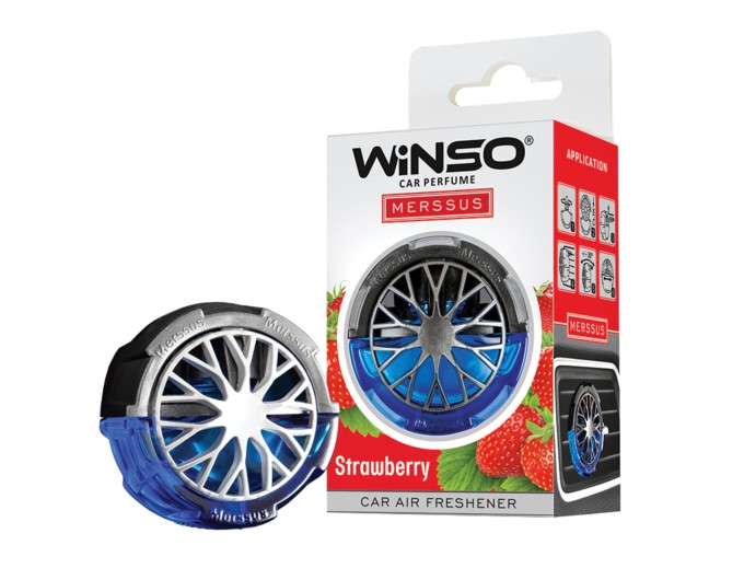 Освежитель воздуха Winso Merssus на дефлектор с регулировкой интенсивности 18мл Strawberry, цена: 191 грн.