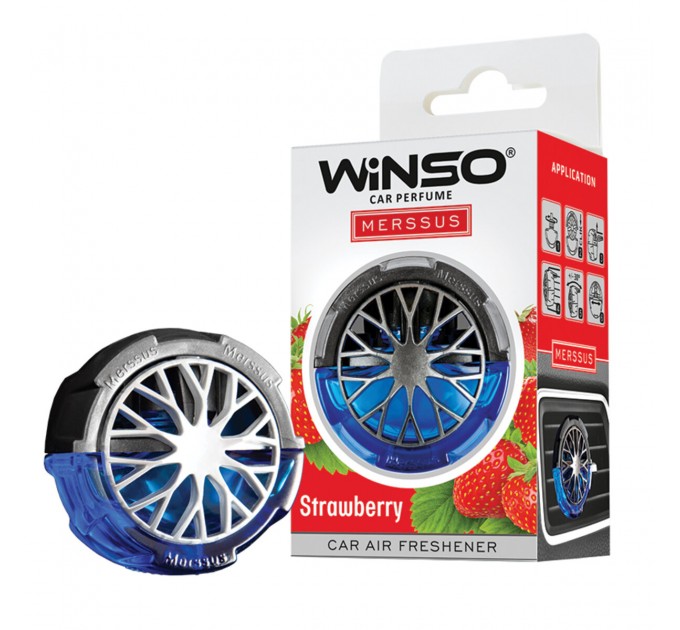 Освіжувач повітря Winso Merssus на дефлектор з регулюванням інтенсивності 18мл Strawberry, ціна: 189 грн.
